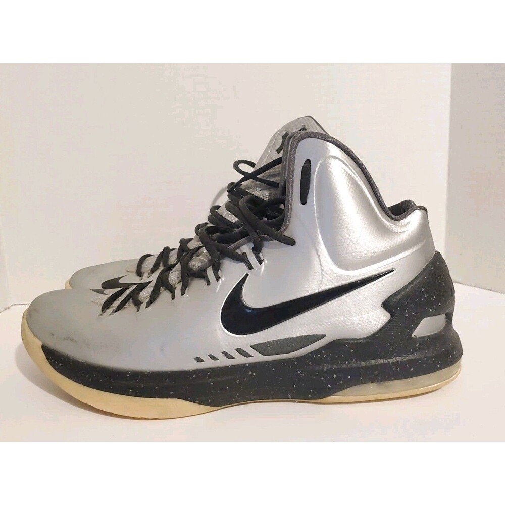 Nike Basketball ID KD Shoes Mens 14 Silver 578551-991 Kevin Durant Nike in Box